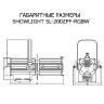  Театральный прожектор SHOWLIGHT SL-200ZPF-RGBW ZOOM